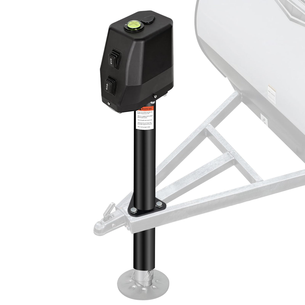 Waterproof Electric Trailer Jack with Built-in Spirit Level M392
