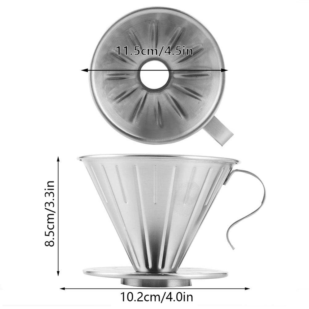 Pour over Stainless Steel Reusable Coffee Dripper B233