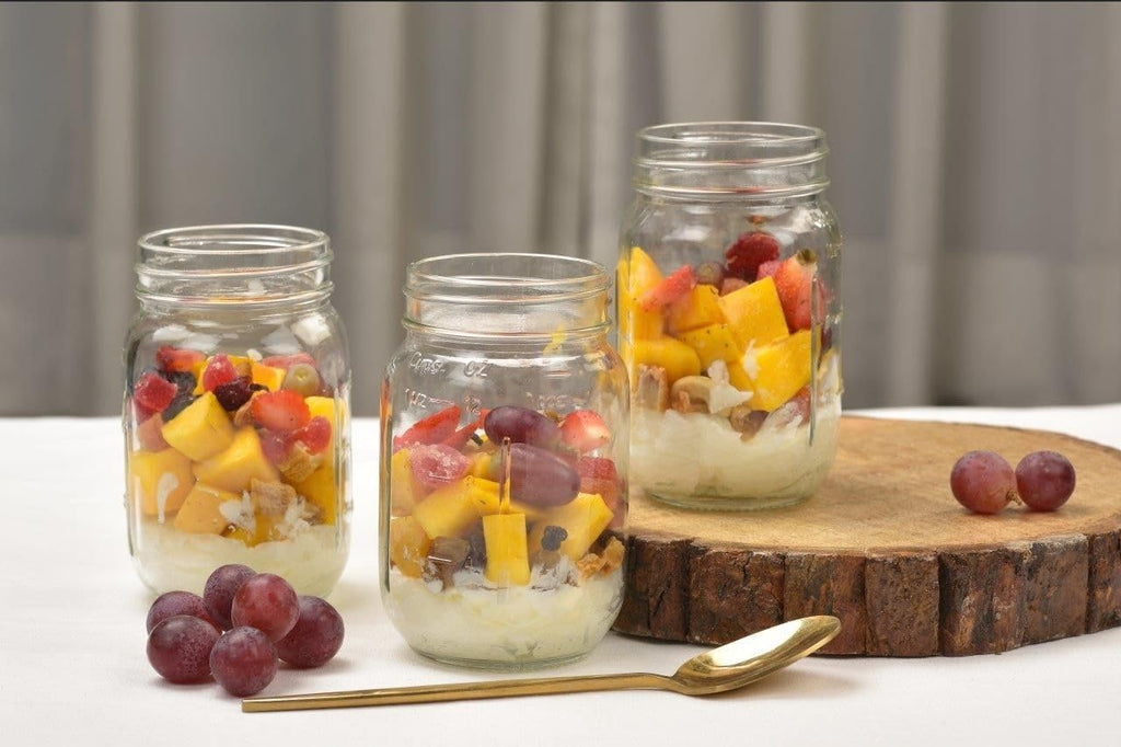 16 oz Regular Mouth Mason Jars with Lids & Rings V41875