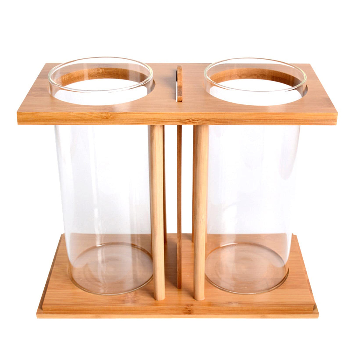 Bamboo Desktop Aquarium with LED Light Z1751