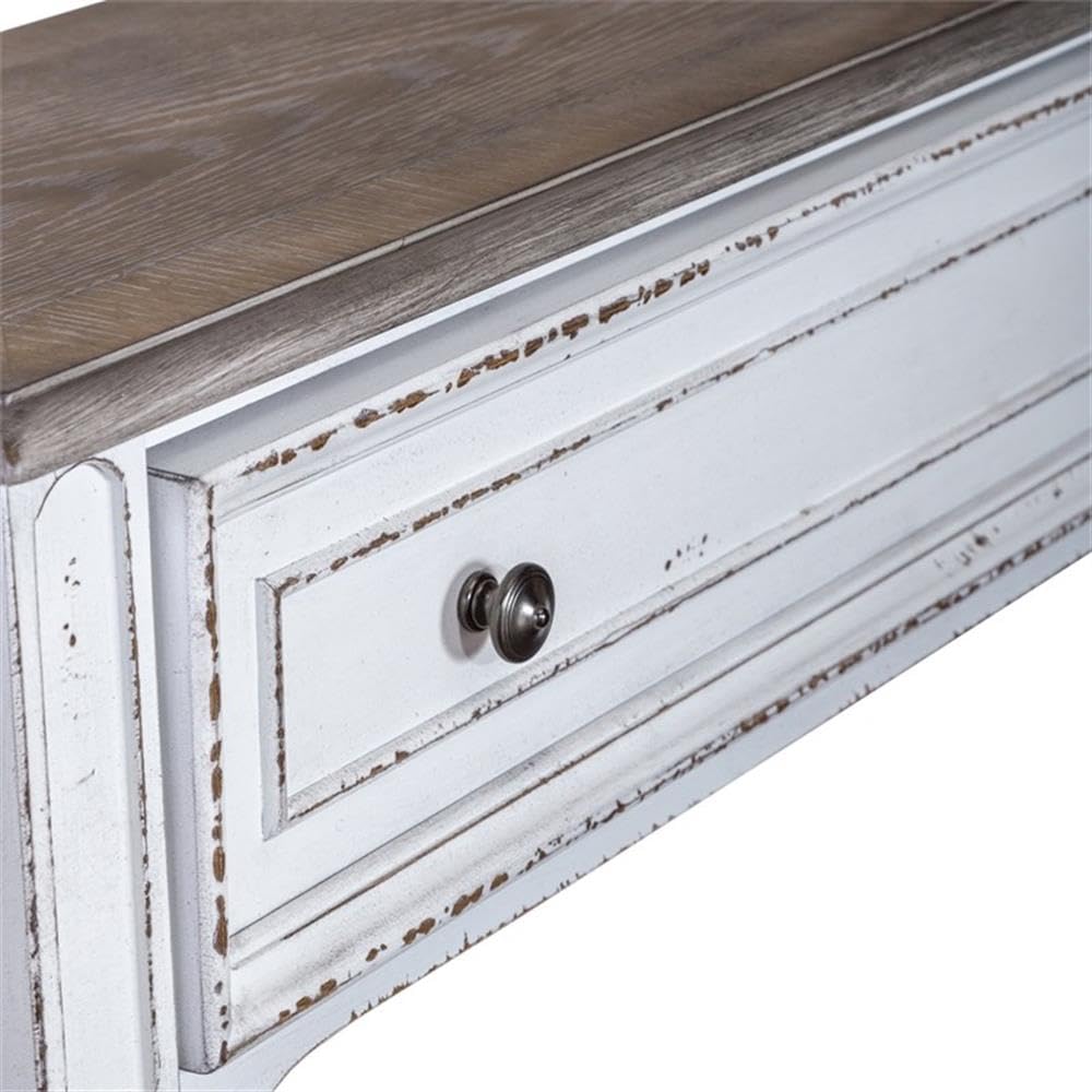 72-Inch Console Table with 3 Drawers and Bottom Shelf Y57420