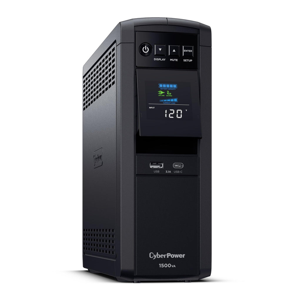 1500VA/1000W 12 Outlets Mini Tower UPS System W5474