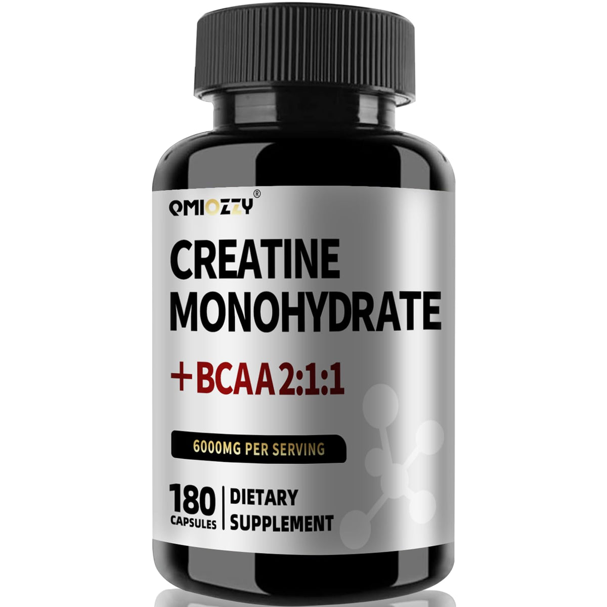 Micronized Creatine Monohydrate 6000MG 180 Vegan Capsules Z293