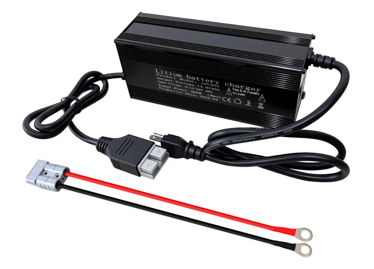14.6V 20A LiFePO4 Battery Charger with Anderson Connector J2207