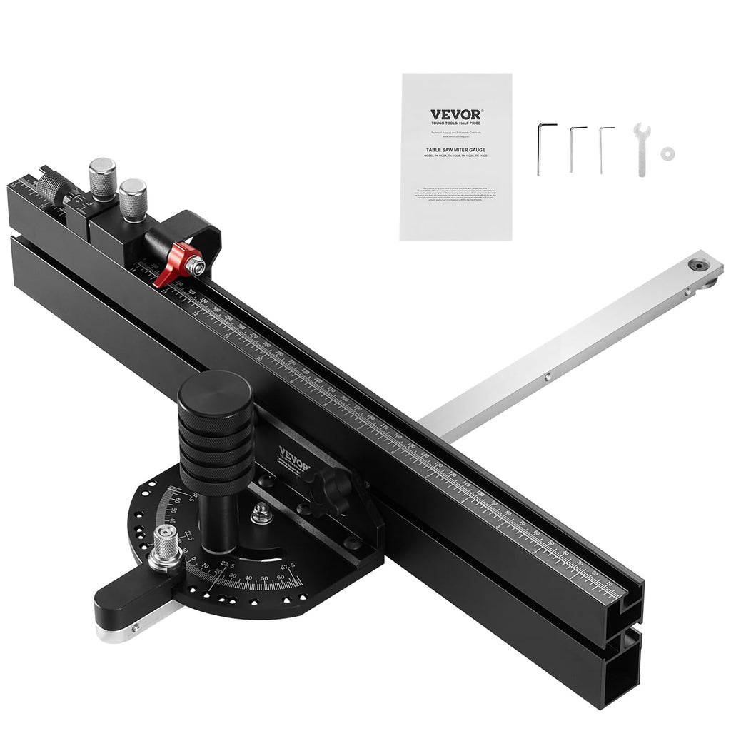 Precision Miter Gauge with 18 in Fence L4372