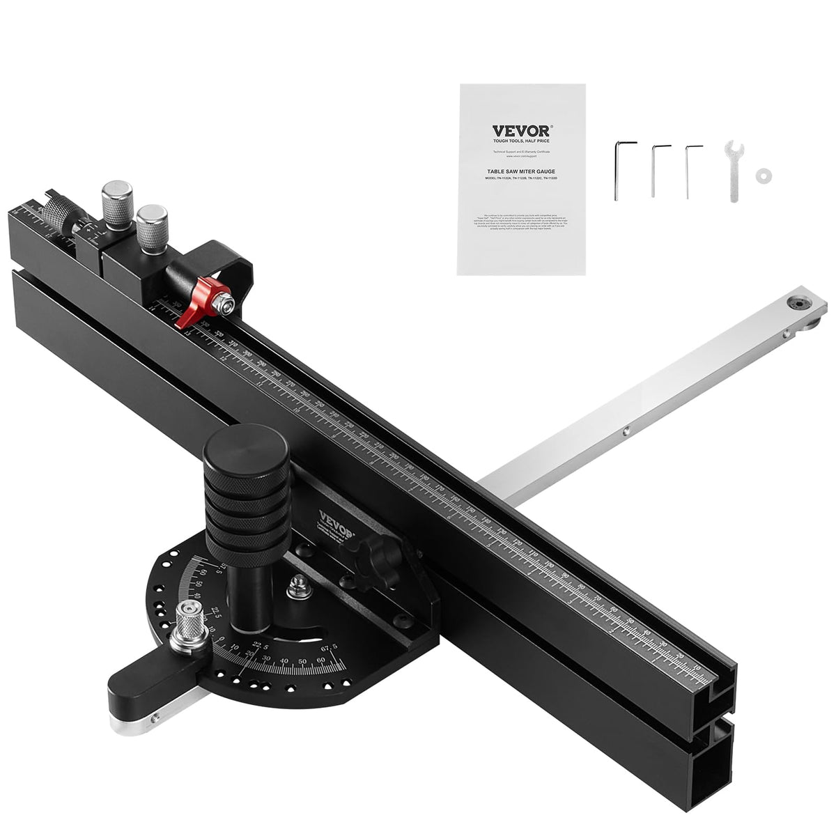 Precision Miter Gauge with 18 in Fence L4372