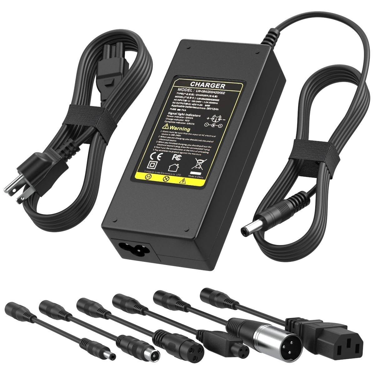 42V 2A Electric Scooter Charger for 36V Lithium Ion Battery Z698