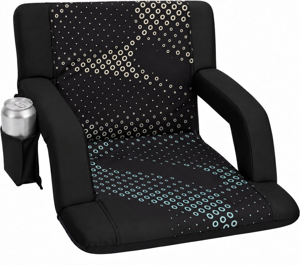 Blue Padded Stadium Seat with Back Support D699274