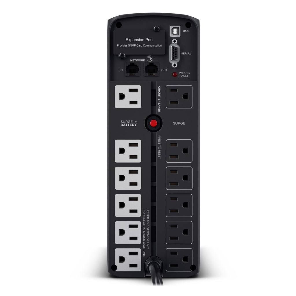 1500VA/1000W 12 Outlets Mini Tower UPS System W5474