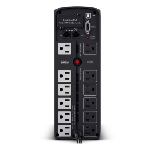 1500VA/1000W 12 Outlets Mini Tower UPS System W5474