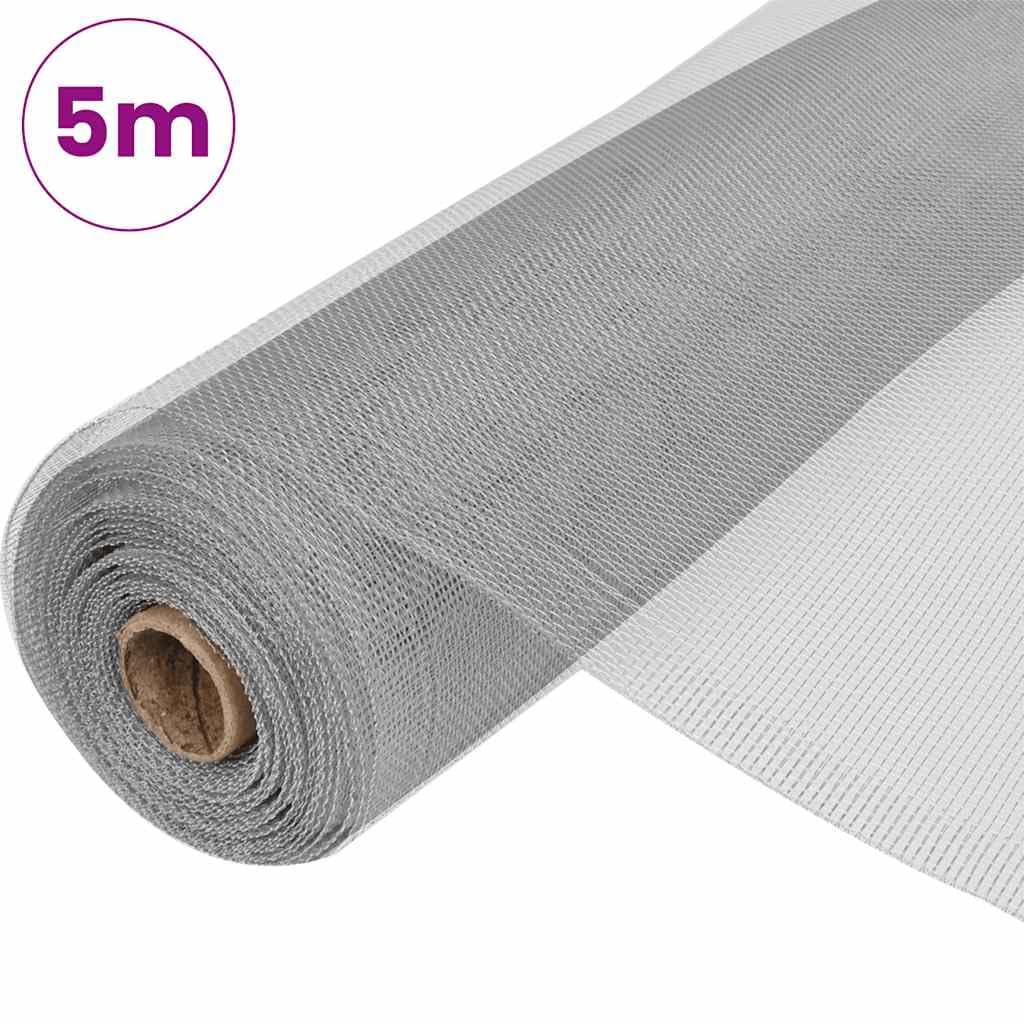 Aluminum Mesh Screen Roll 39.4"x196.9" Silver O410662