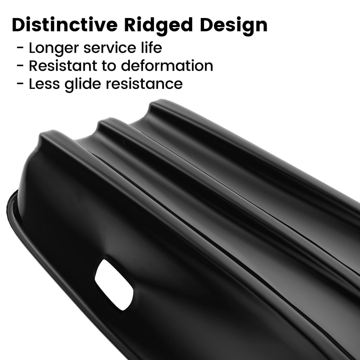 Cold-Resistant Plastic Toboggan Sled with Pull Rope D508