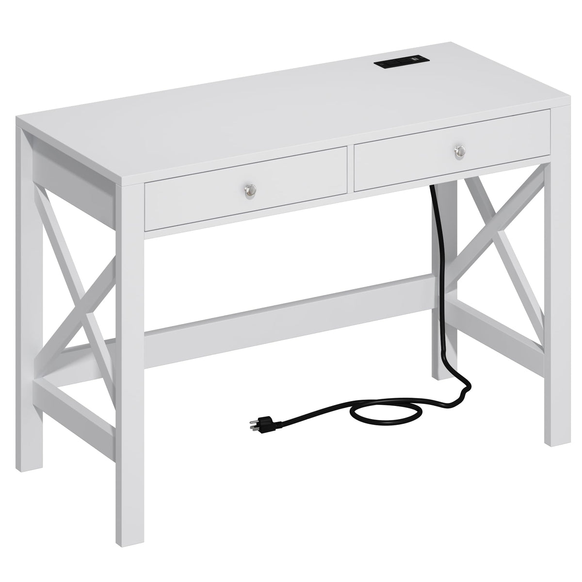 39.4 Inches Computer Desk with 2 Drawers I598