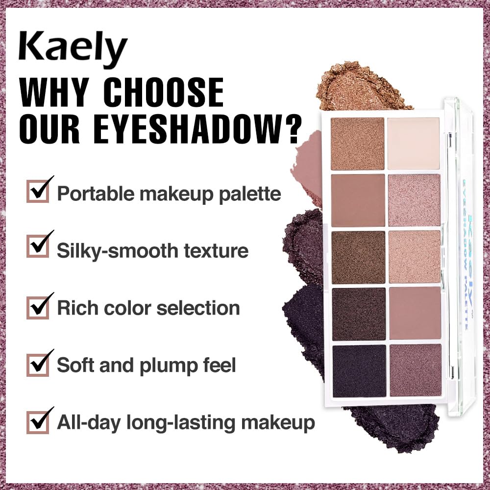 10 Color Matte and Shimmer Eyeshadow Palette A3817