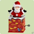 Santa Jack in the Box Ornament X312