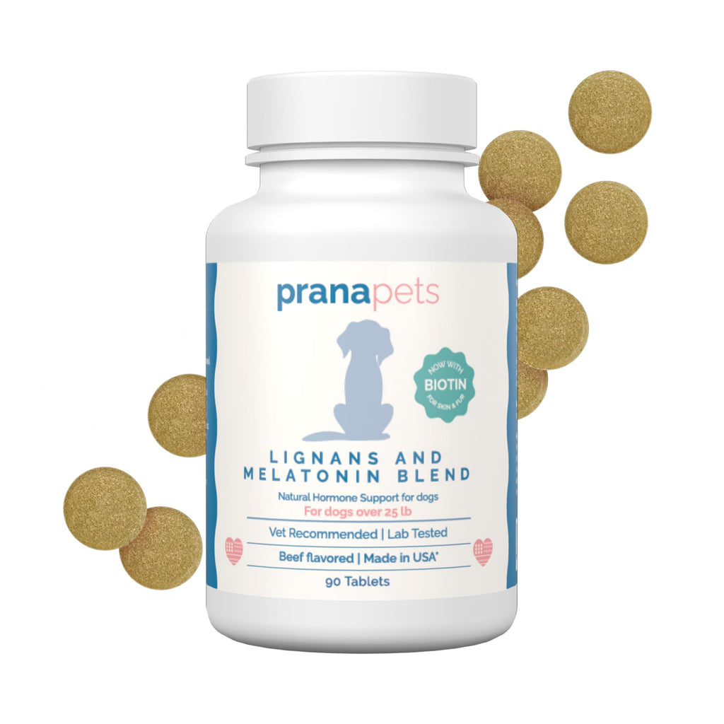 Lignans & Melatonin with Biotin Blend for Dogs Over 25 lb Z1600