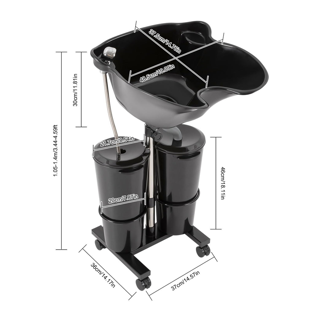Portable Shampoo Bowl with Electric Pump E204