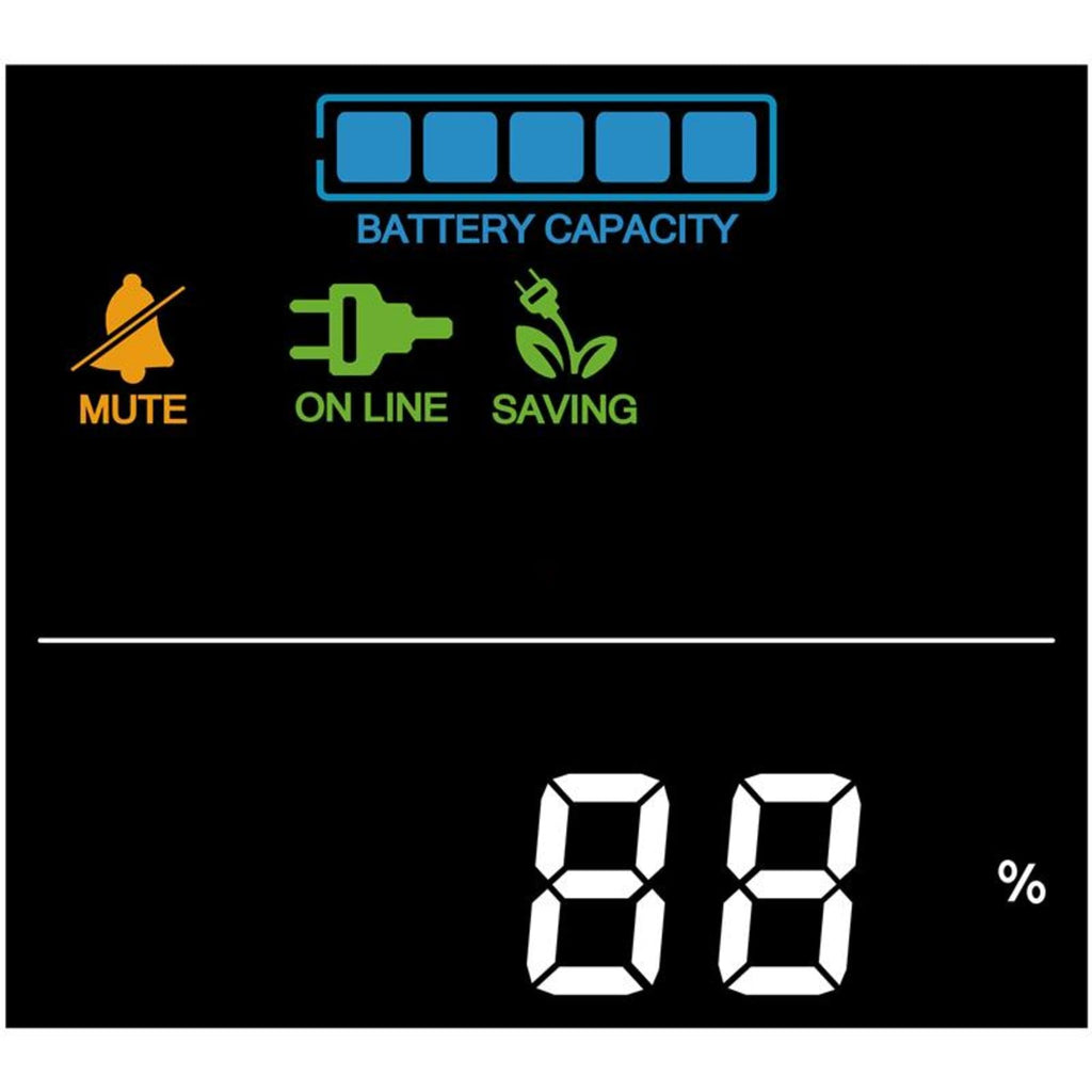 1500VA/1000W 12 Outlets Mini Tower UPS System W5474