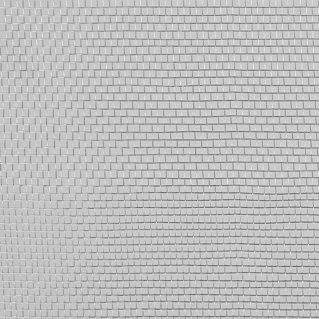 Aluminum Mesh Screen Roll 39.4"x196.9" Silver O410662