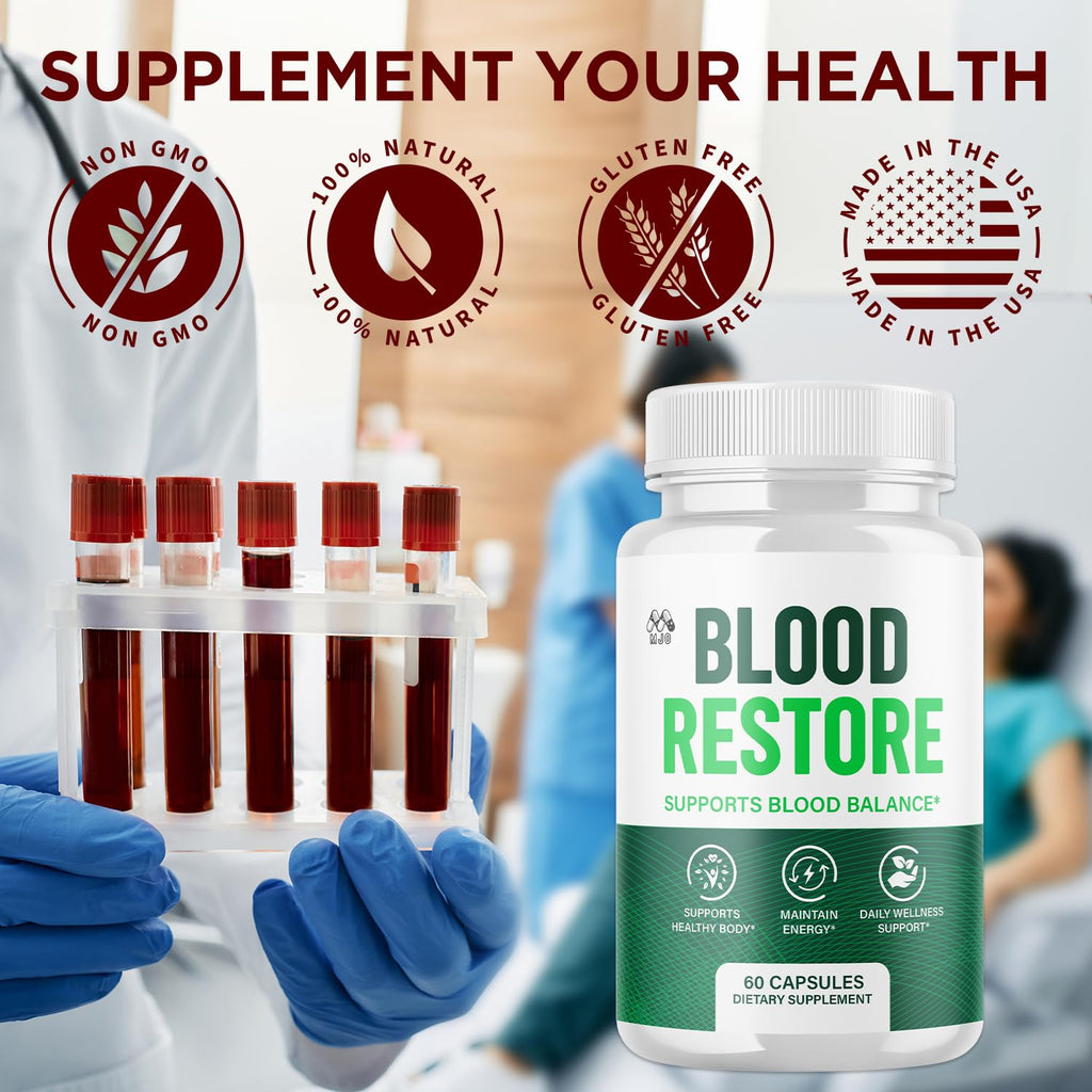3 Pack Blood Restore Capsules 180 Capsules E733323