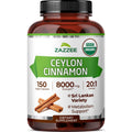 USDA Organic Ceylon Cinnamon 20:1 Extract 150 Capsules K687422