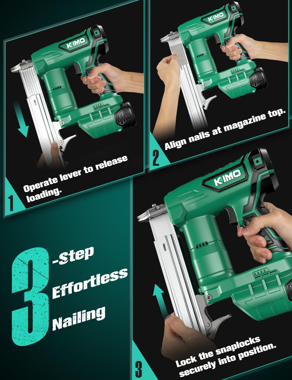 Cordless Brad Nailer 18 GA with 5000pcs Nails K102569