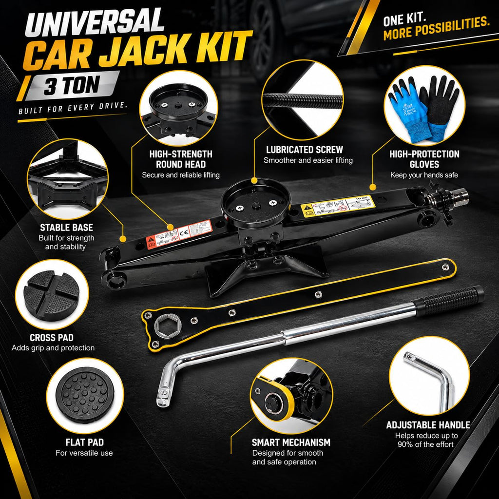 3 Ton Scissor Jack W3165