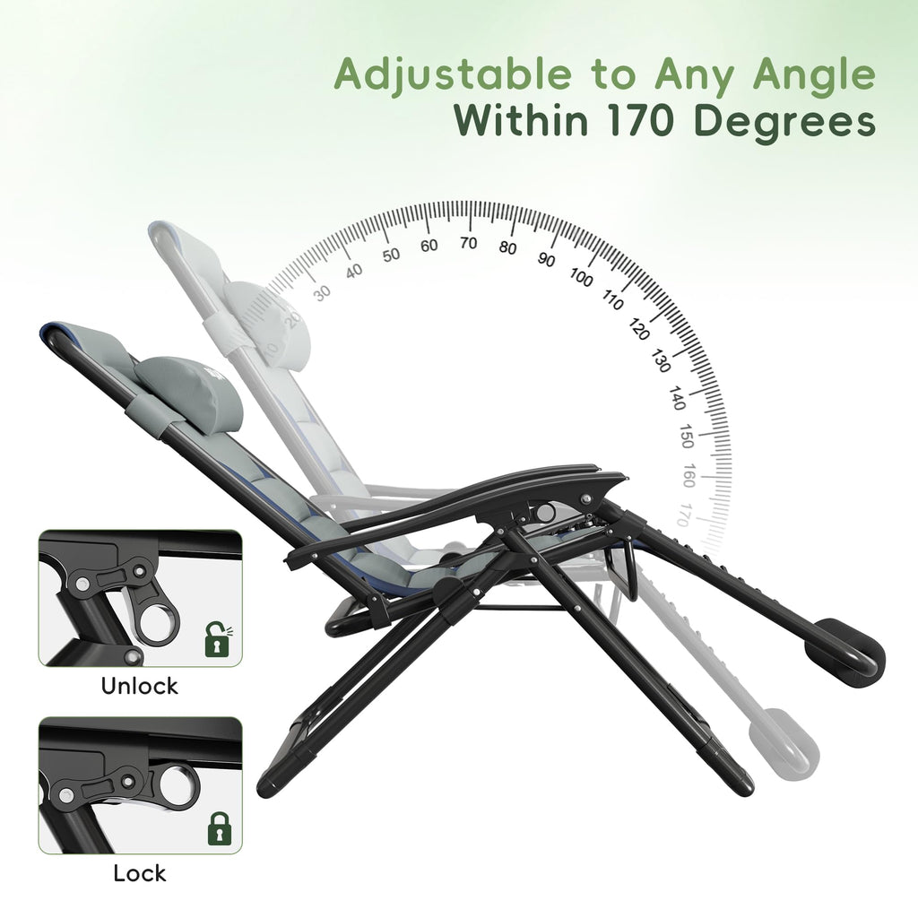 Zero Gravity Patio Lounge Chair U12038