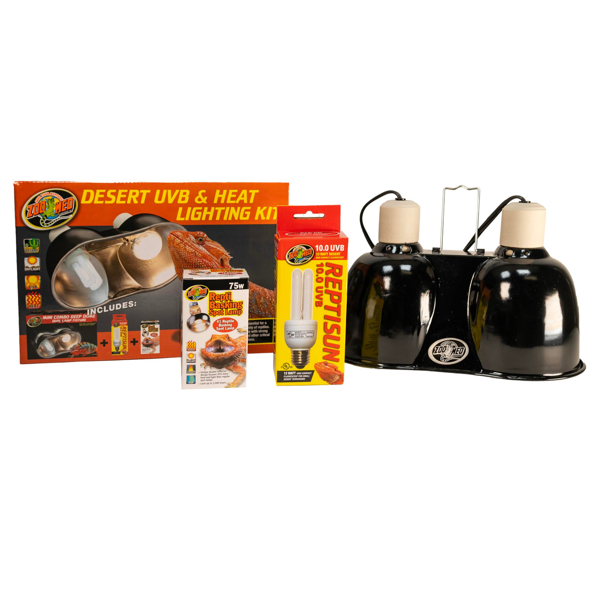 Desert UVB & Heat Lighting Dual Kit J375