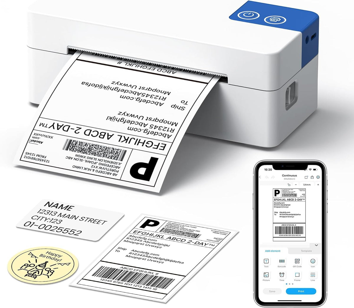 Bluetooth 4x6 Thermal Label Printer R48032