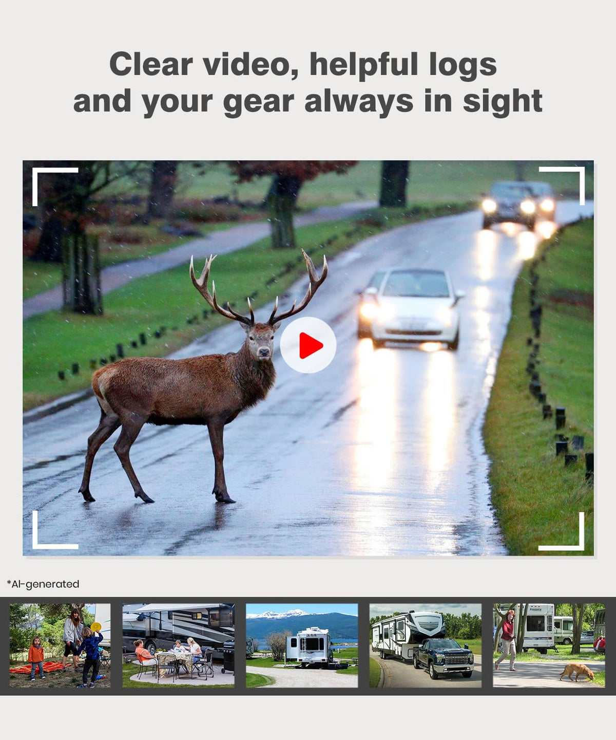 Wireless RV Backup Camera H112