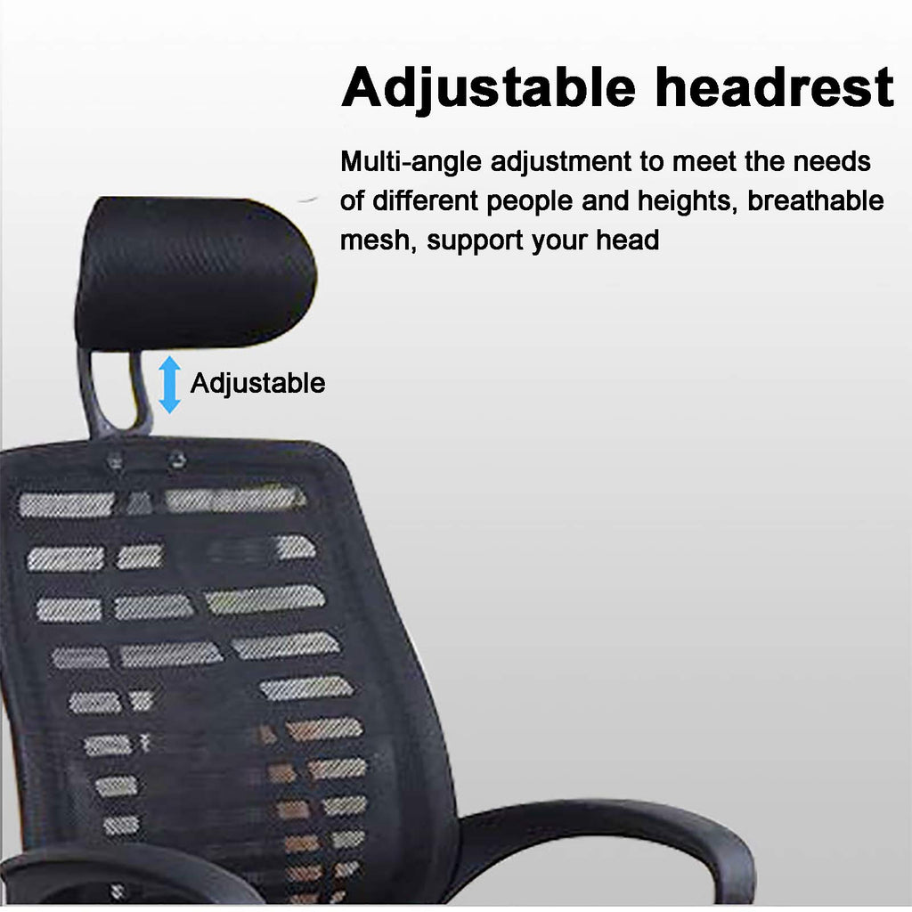 Ergonomic High Back Mesh Office Chair with Headrest Lumbar Support M76313