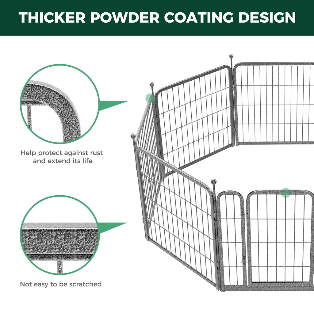 24" H 16 Panels Dog Playpen U813522