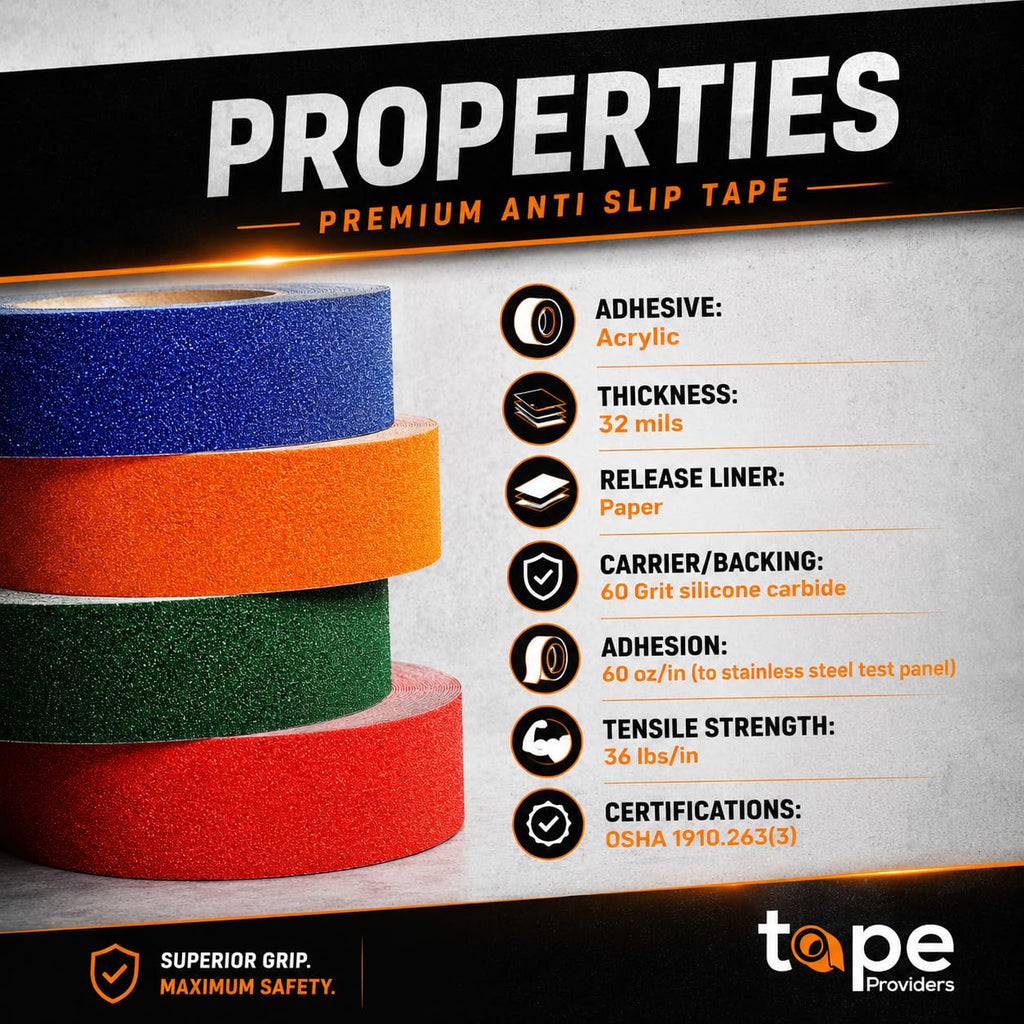 Gray 1 inch x 30 ft Anti Slip Tape B54795