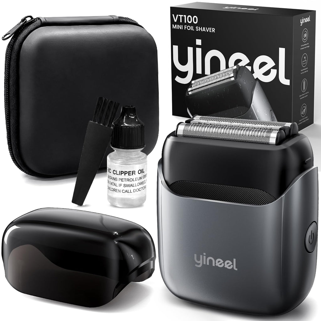 Portable Mini Electric Foil Shaver with Case P20586