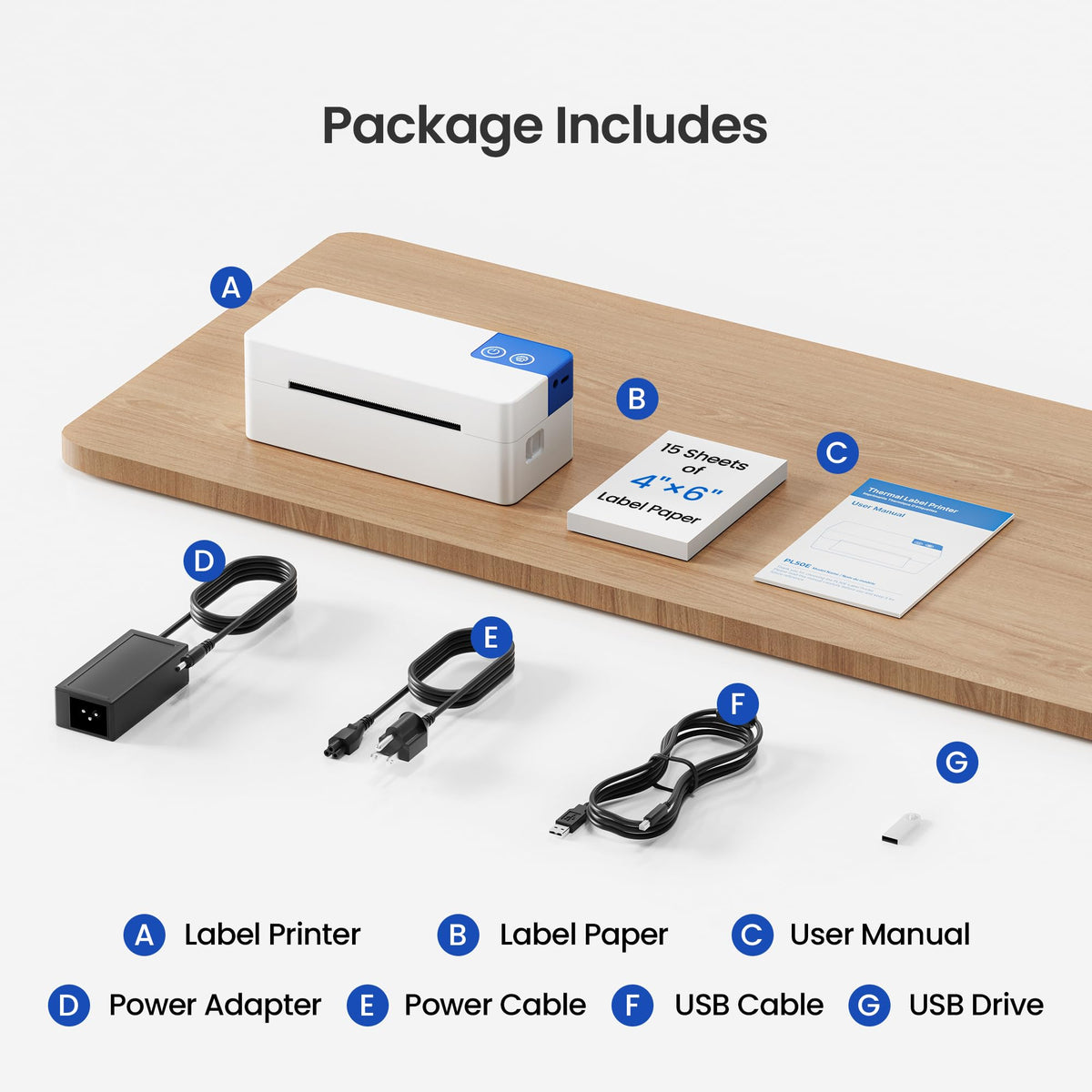 Bluetooth 4x6 Thermal Label Printer R48032