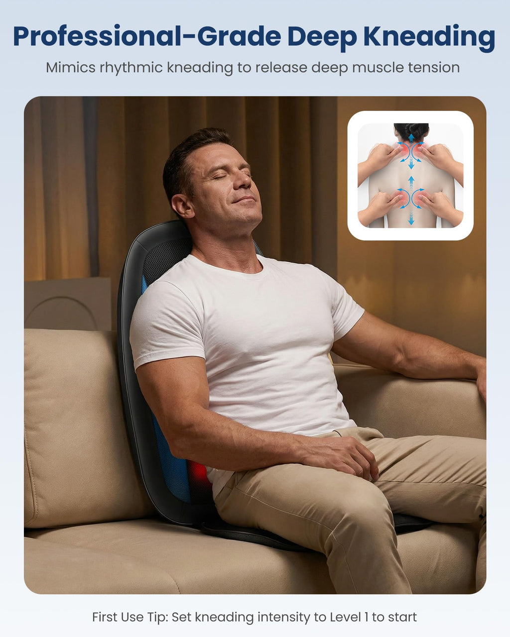 Shiatsu Back Massager with Heat P787818