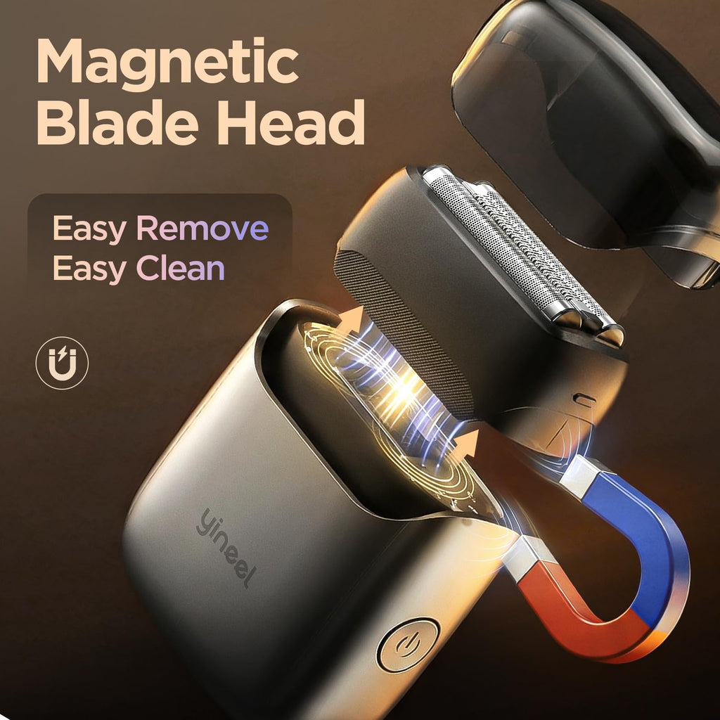 Portable Mini Electric Foil Shaver with Case P20586