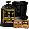 95 Gallon 2 Mil Heavy Duty Trash Bags 25 Count K9500