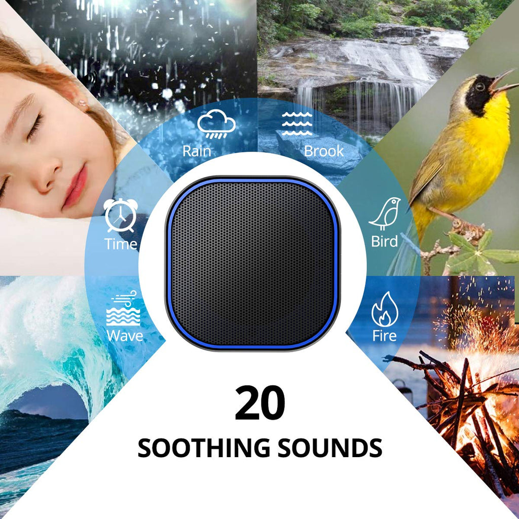 White Noise Machine with 20 Non Looping Sounds U70764