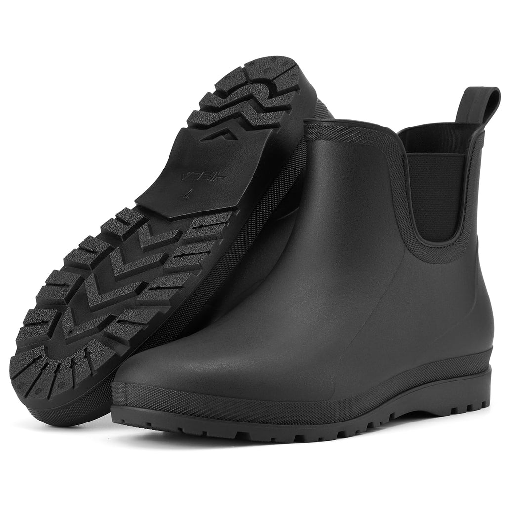 Men's Waterproof Lightweight Ankle Rain Boots U3033