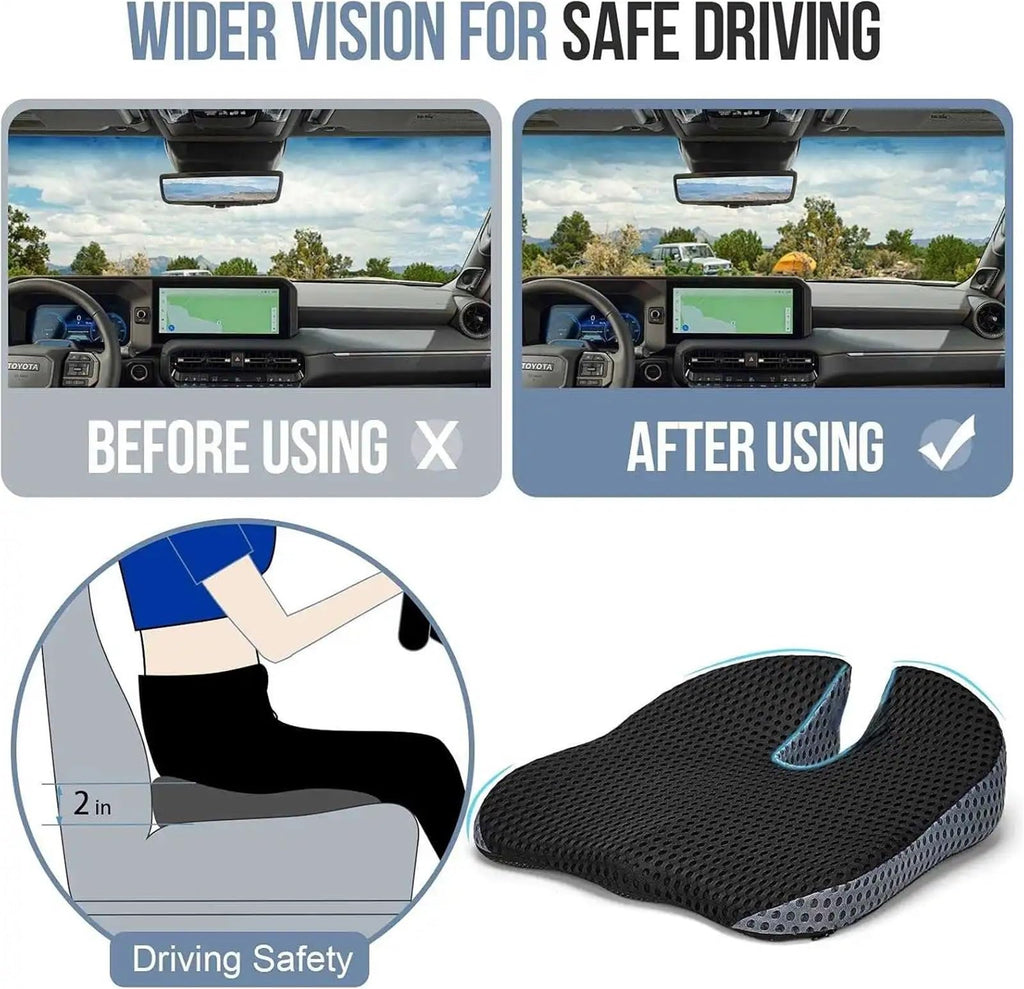 Memory Foam Car Booster Seat Cushion V158836