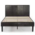 Faux Leather Upholstered Platform Bed Frame California King C786361