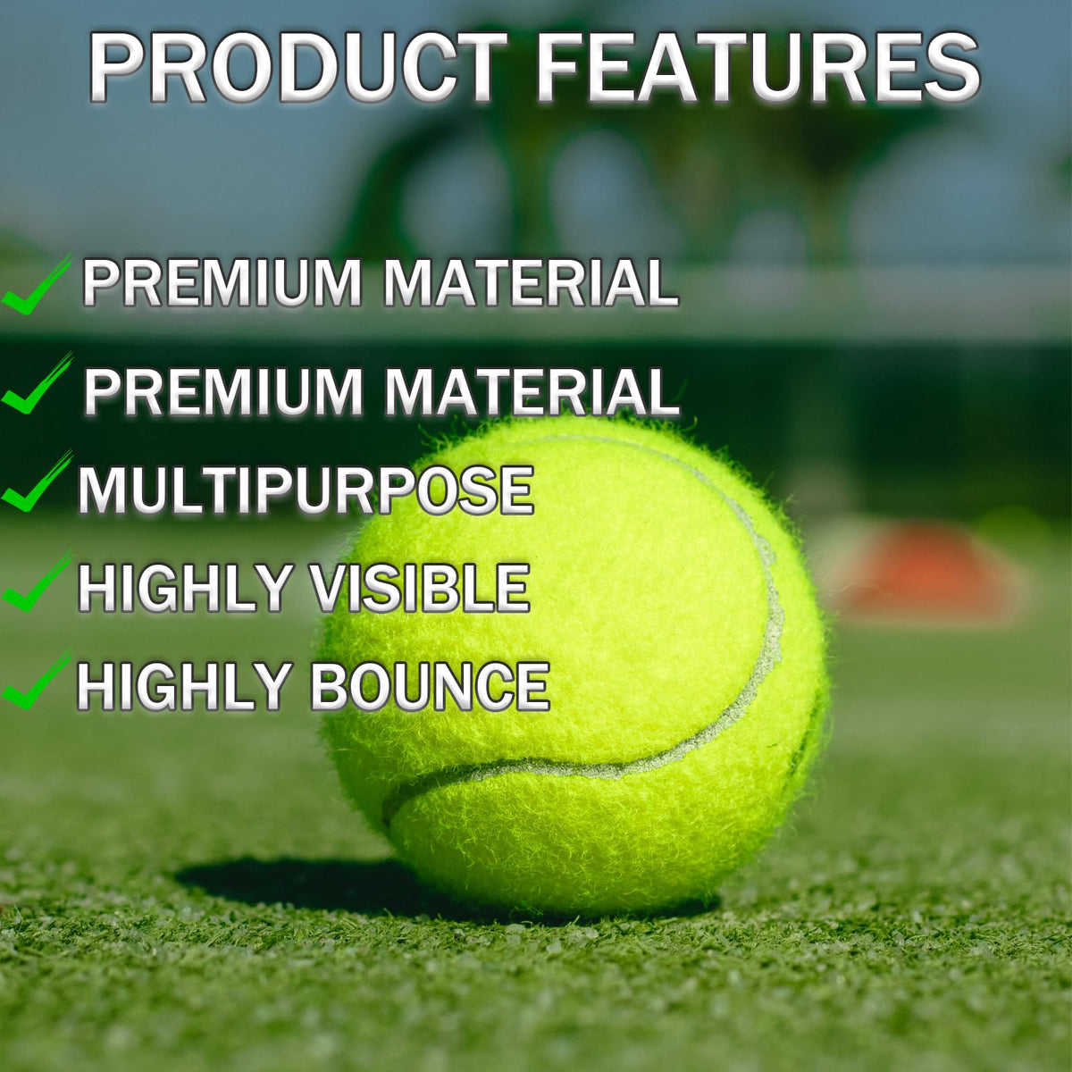 20 Pack Tennis Balls with Mesh Bag J240