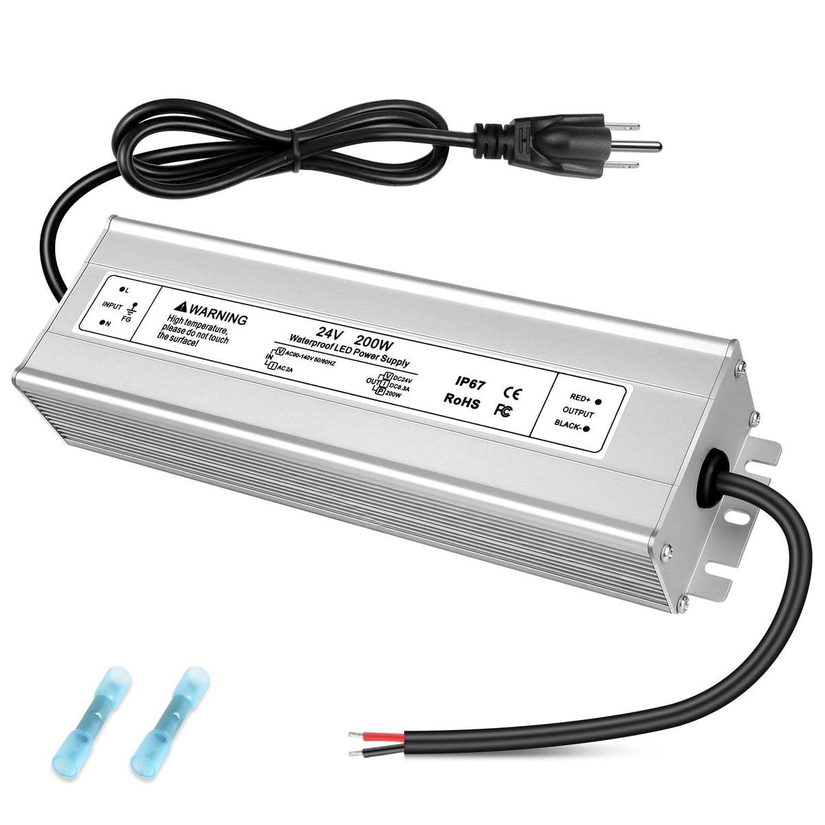 24V 200W IP67 Waterproof LED Power Supply G36230