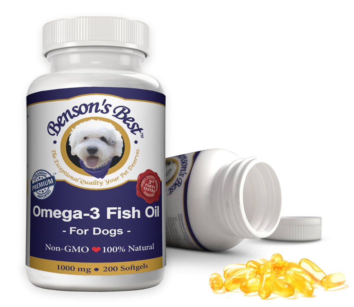 Omega 3 Fish Oil Softgel Capsules 200 Softgels 1000 mg Y88020