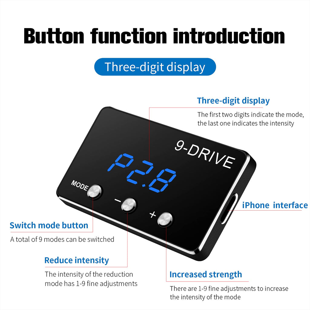 9 Drive Modes Electronic Accelerator C240