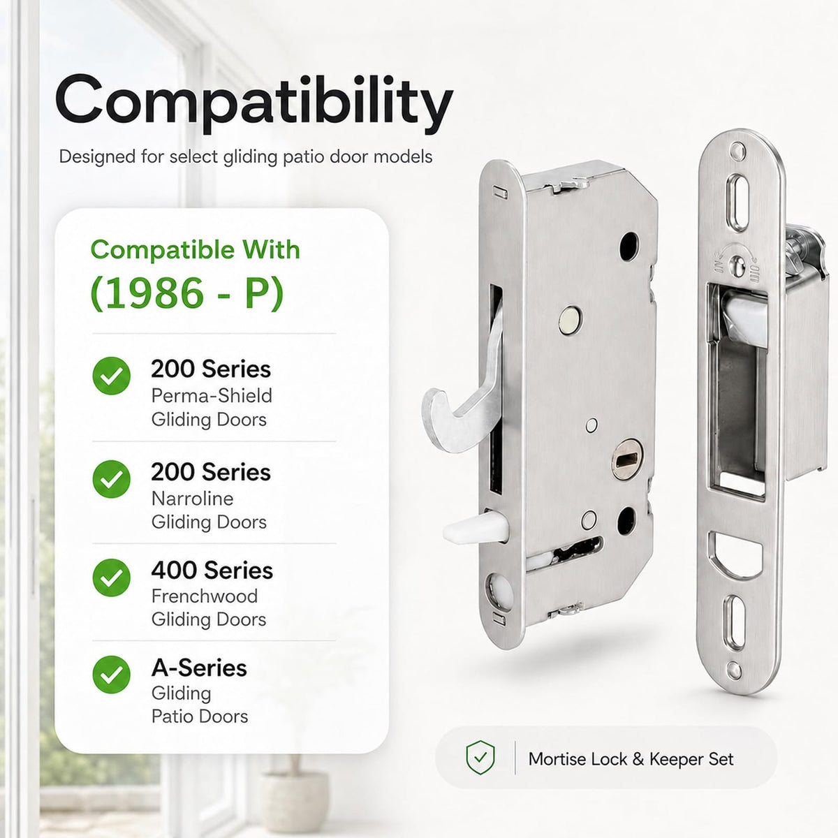 Sliding Door Lock Replacement Kit H73145