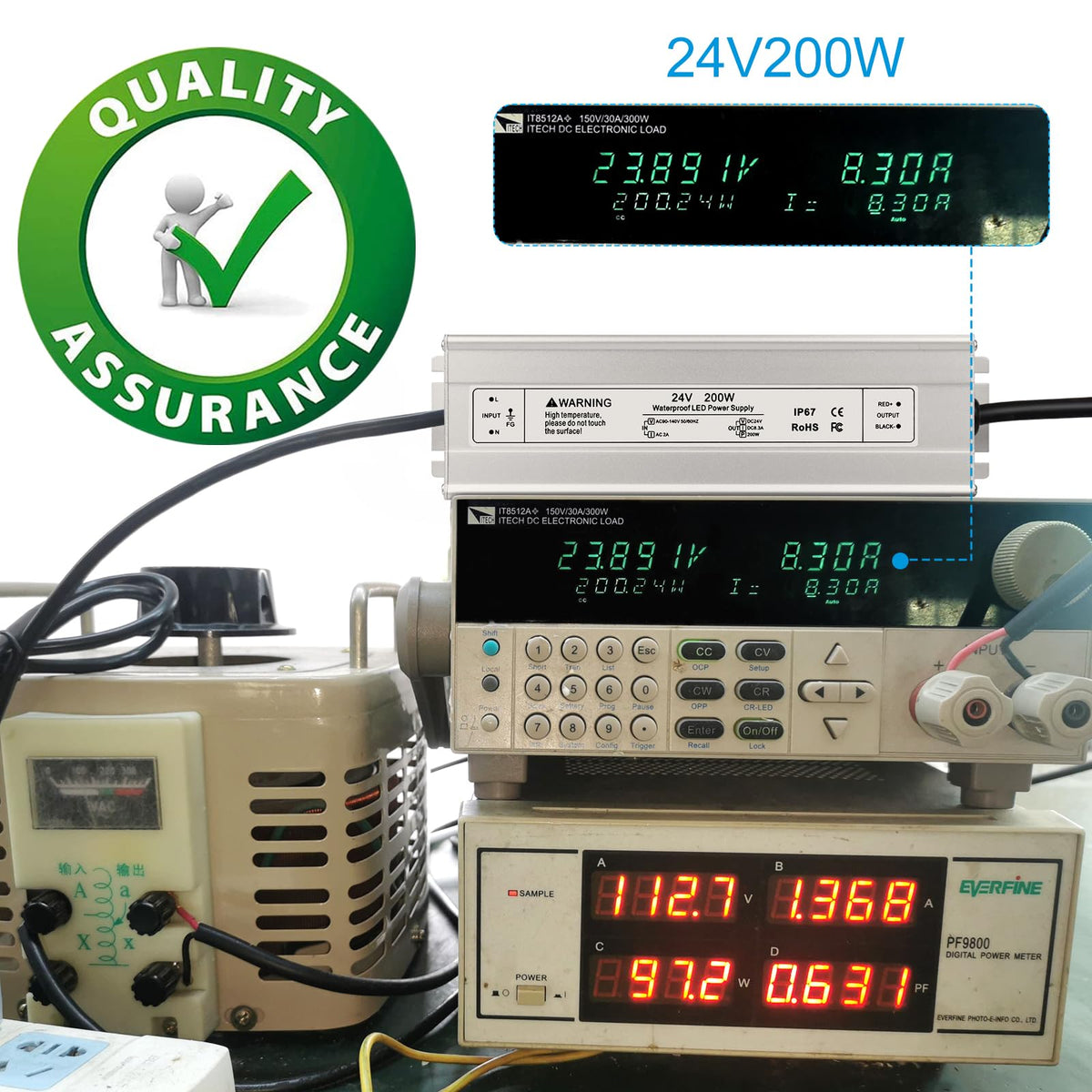 24V 200W IP67 Waterproof LED Power Supply G36230