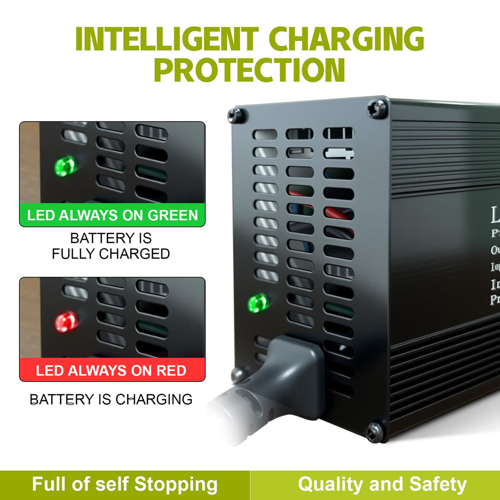 14.6V 20A LiFePO4 Battery Charger with Anderson Connector J2207